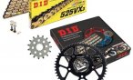  verižni set DID - JEKLO VX (G&B) - net za Kawasaki Z 1000 2010